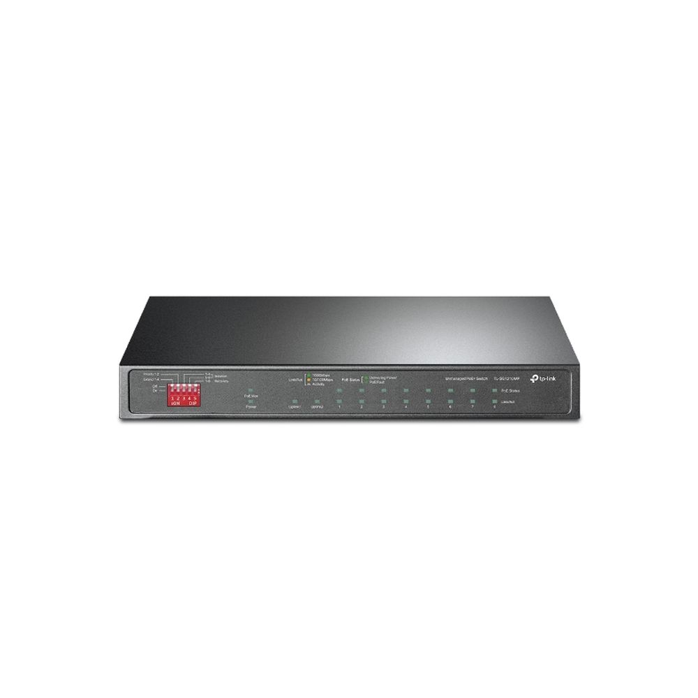 10-Port Gigabit Desktop Switch with 8-Port PoE+