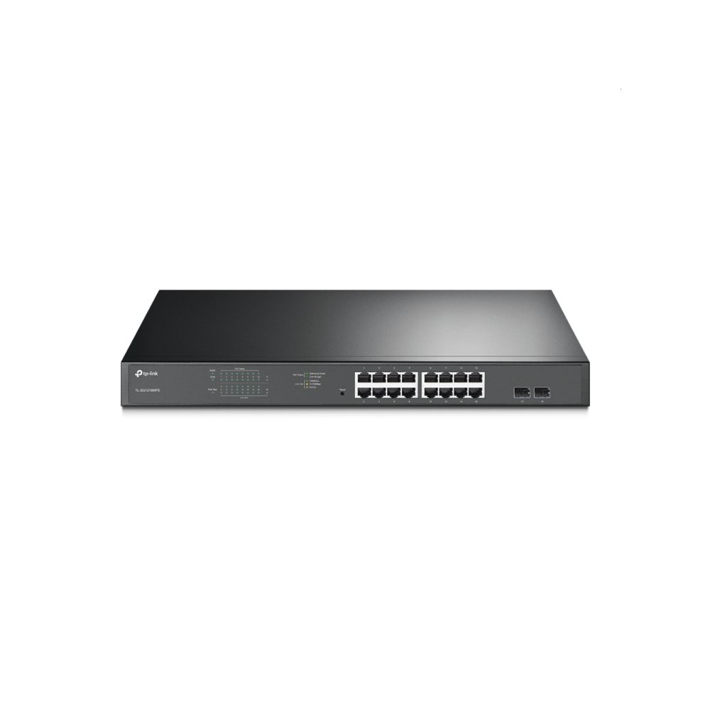 18-Port Gigabit Easy Smart Switch with 16-Port PoE +