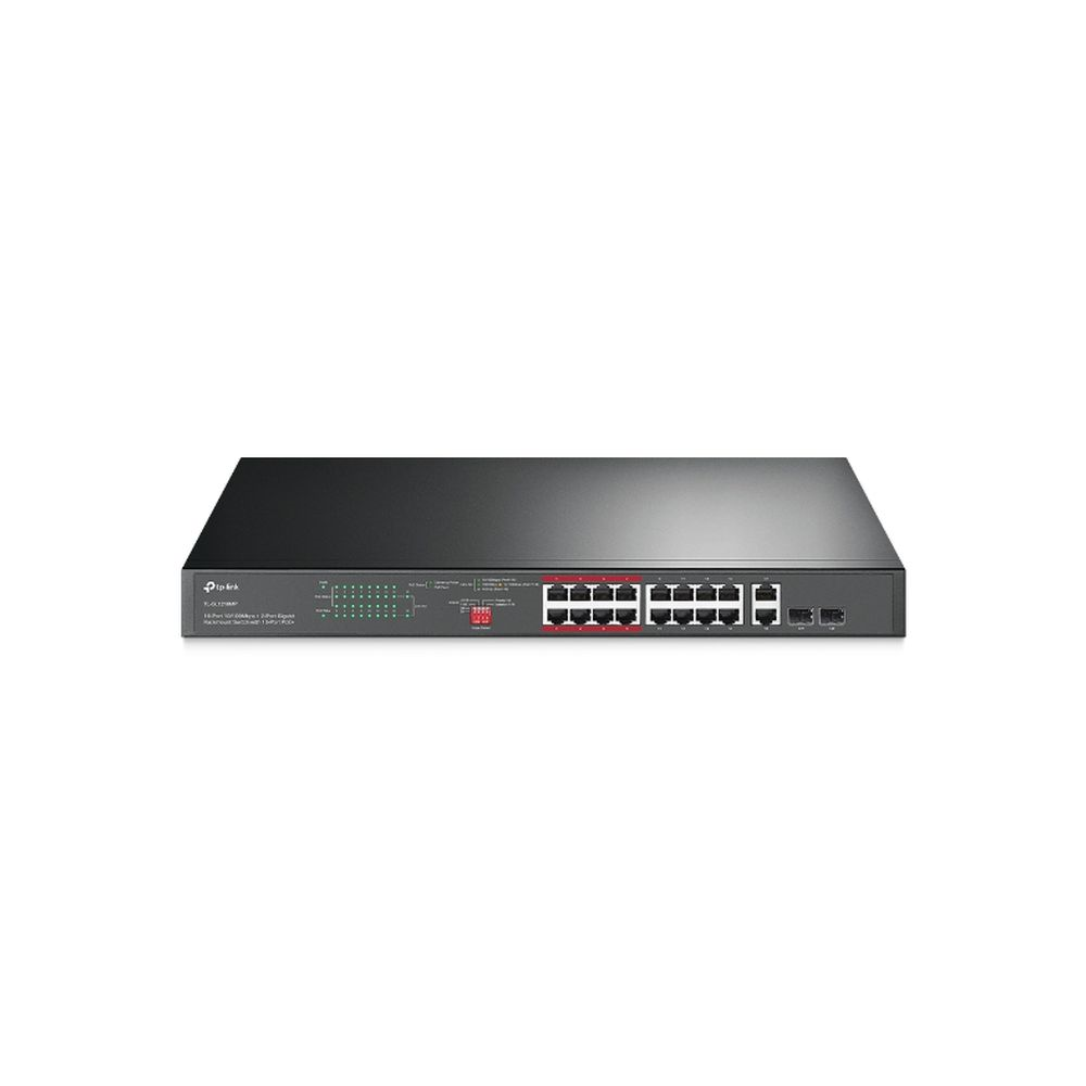 18-Port Gigabit Rackmount  Switch with 16-Port PoE +