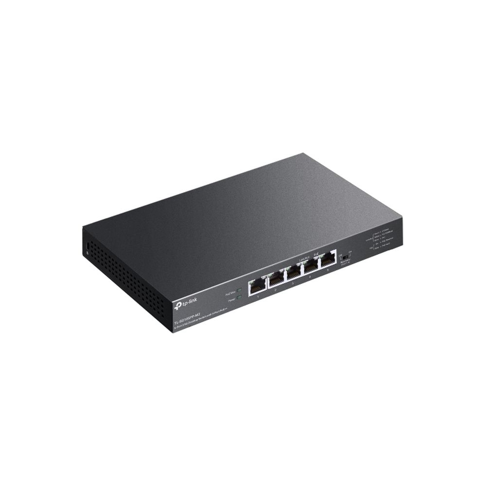 5-Port 2.5G Desktop Switch with 4-Port PoE++