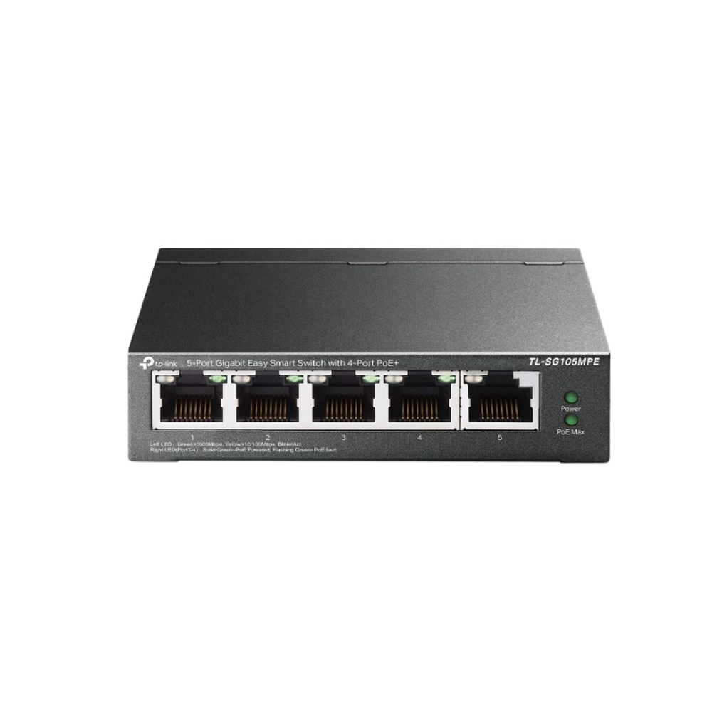 5-Port Gigabit Easy Smart Switch with 4-Port PoE+