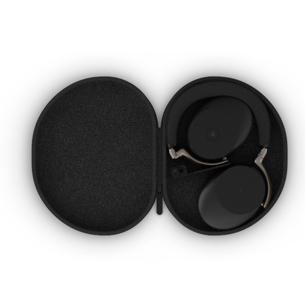 Jabra Evolve3 85 UC, Link390a, Black With wireless charging pad