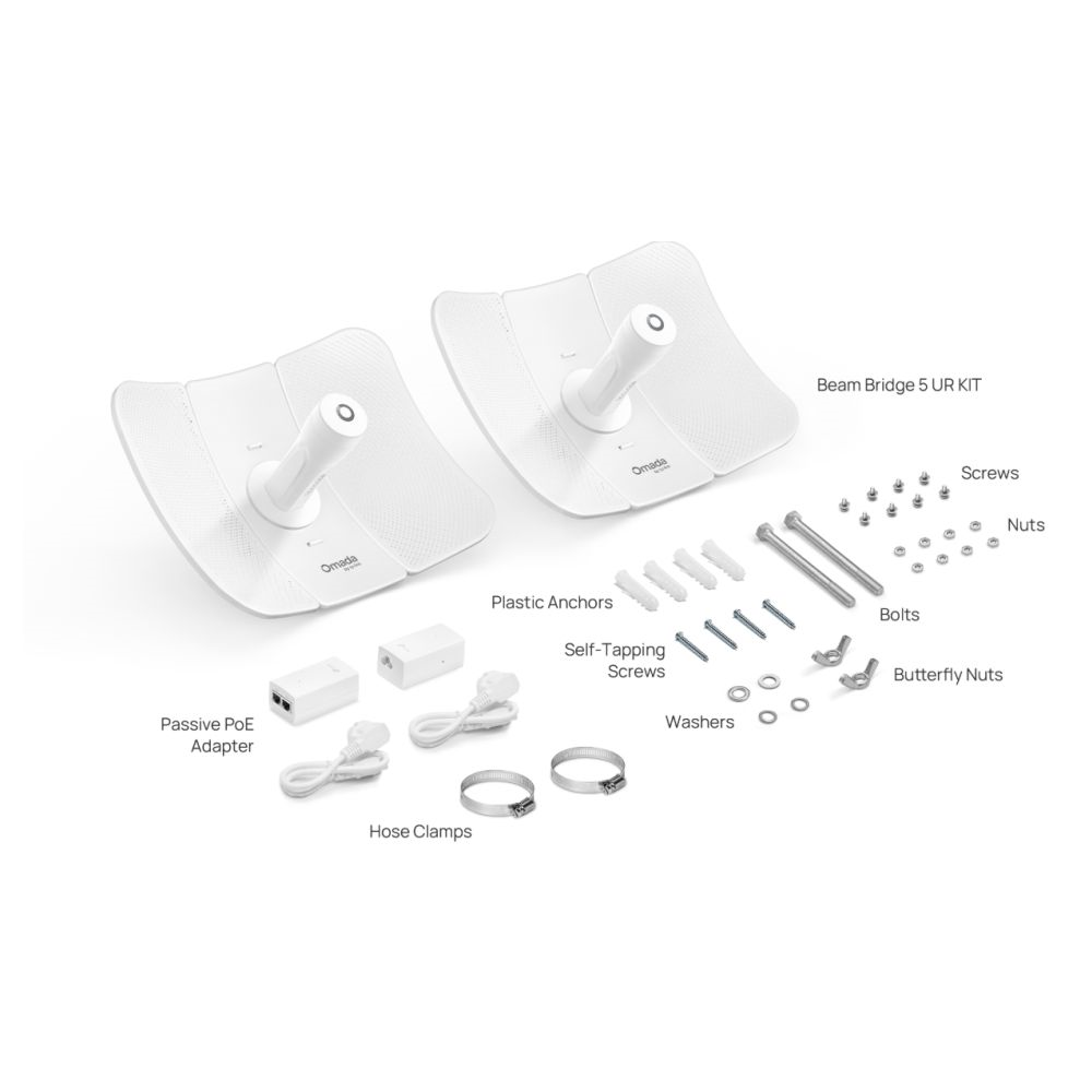 Omada 5GHz 867Mbps Ultra-Range Indoor/Outdoor Wireless Bridge Omada 5GHz 867Mbps Ultra-Range Indoor/Outdoor Wireless Bridge