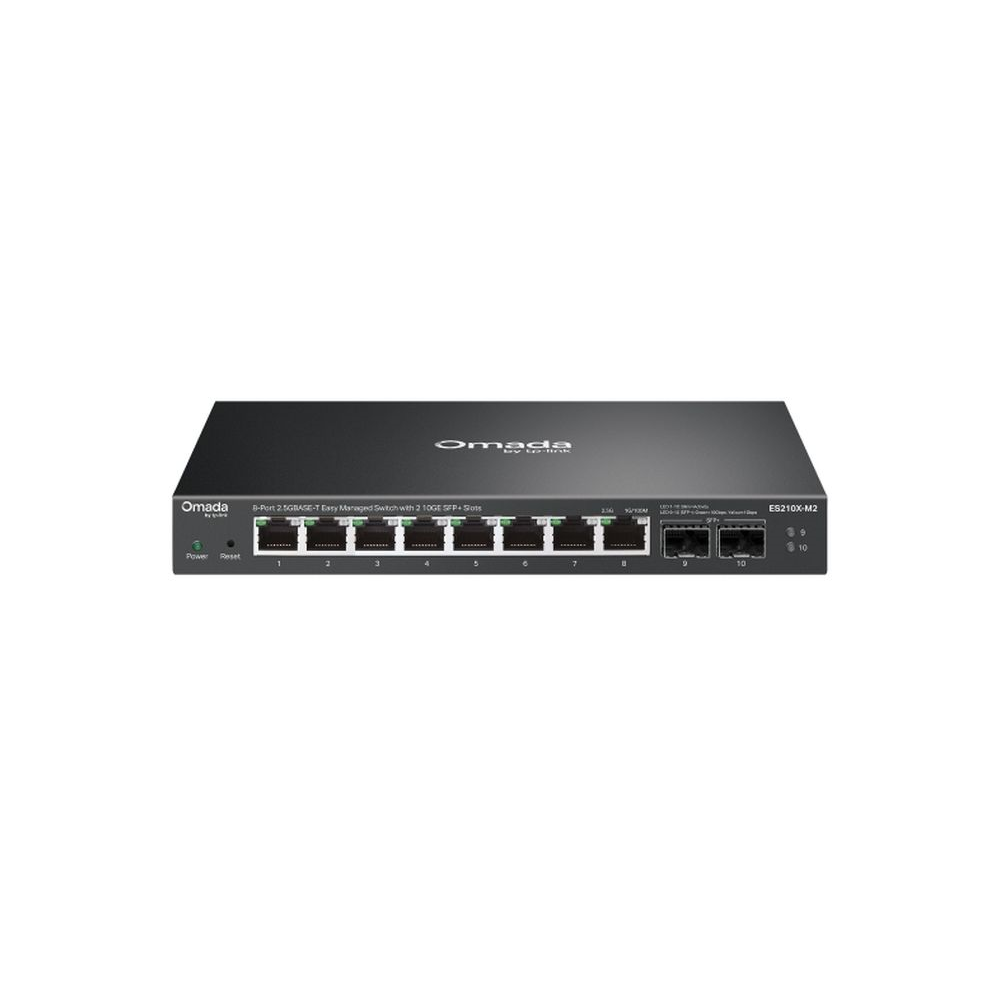 Omada 8-Port 2.5G Easy Managed Switch with 2 10GE