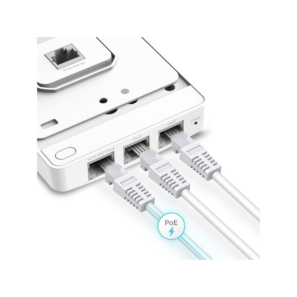 Omada - AX1800 Wall Plate WiFi 6 Access Point