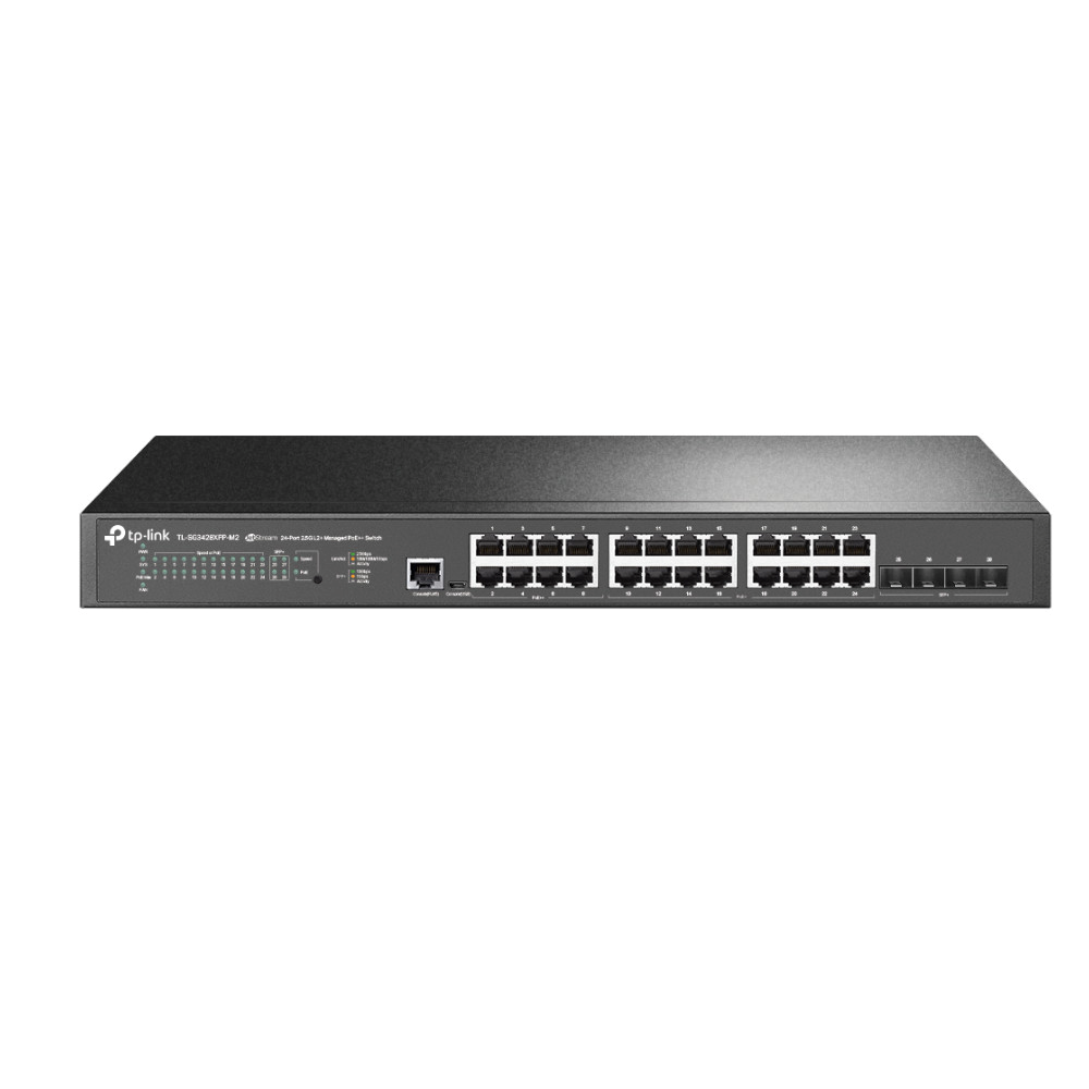 Omada - JetStream 24-Port Gigabit L2 + Managed Switch  with 4 SFP Slots