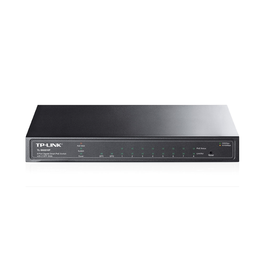 Omada -JetStream 8-Port Gigabit Smart PoE+ Switch  with 2SFP Slots
