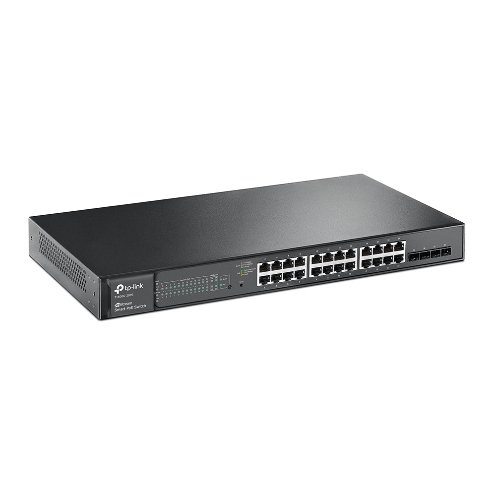 tp-link 24 poorts GigaBit PoE switch TL-SG242P (T1600-28PS)