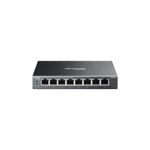 Omada 8-Port Gigabit Easy Managed Switch  with 8-Port PoE+