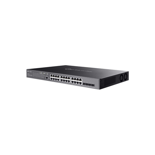 Omada - JetStream 24-Port Gigabit 4 port 10GE SFP + Managed Switch with 24-Port PoE+ Omada - JetStream 24-Port Gigabit 4 port 10GE SFP + Managed Switch with 24-Port PoE+