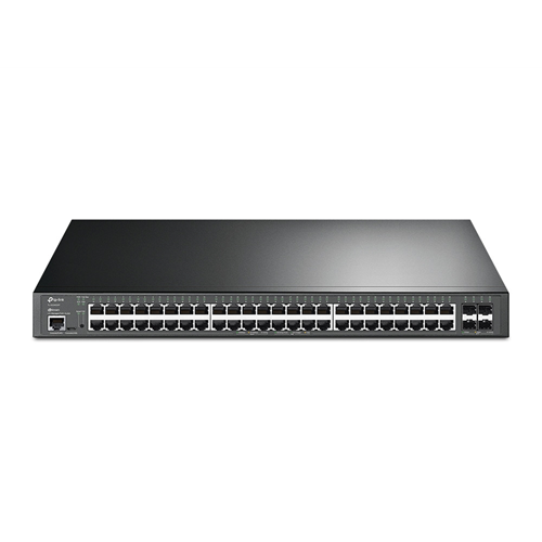 Omada - JetStream 52-Port Gigabit 4-port 10 GE L2+ Managed Switch with 48-Port PoE+ Omada - JetStream 52-Port Gigabit 4-port 10 GE L2+ Managed Switch with 48-Port PoE+