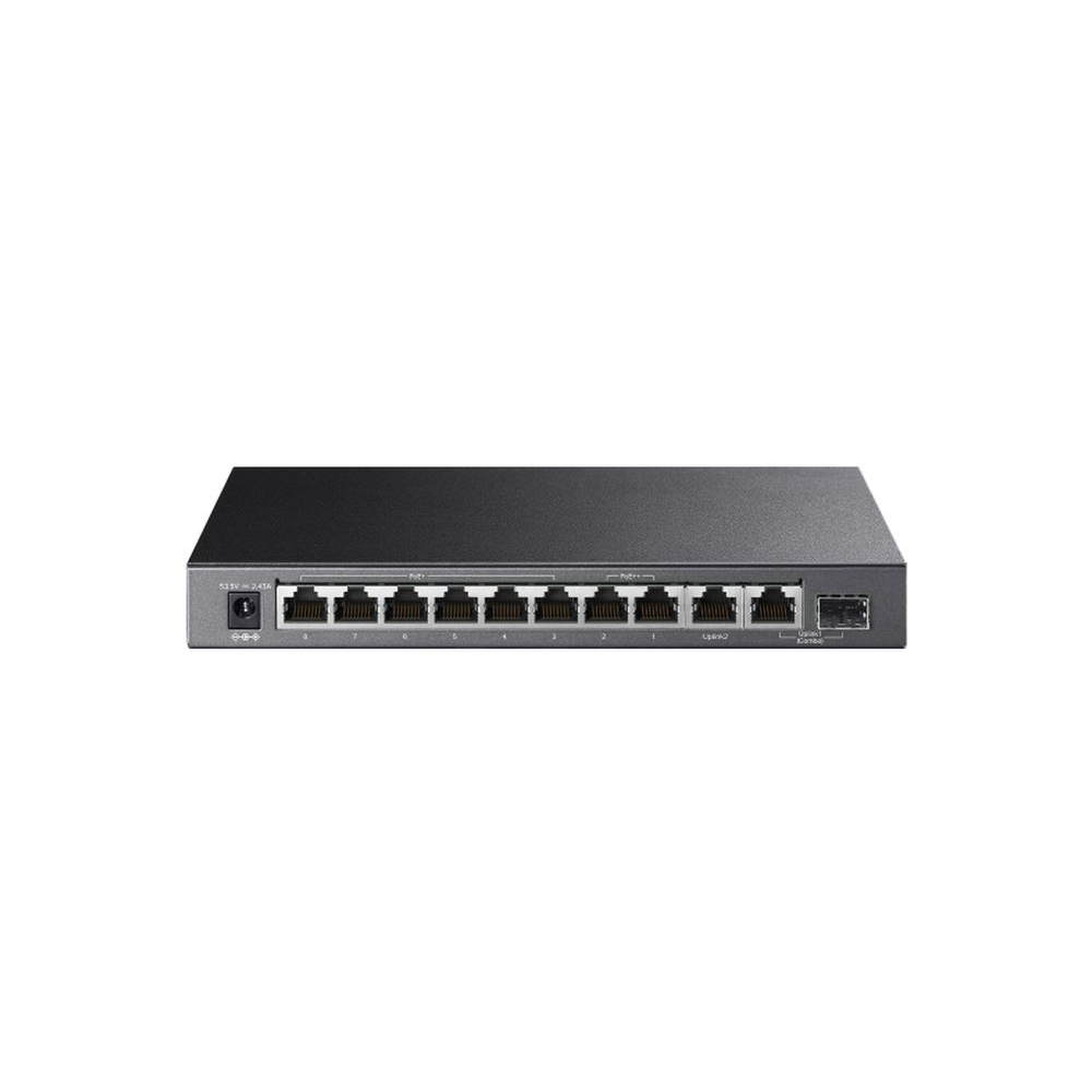 10-Port Gigabit Desktop Switch with 6-Port PoE+ and 2-Port PoE++